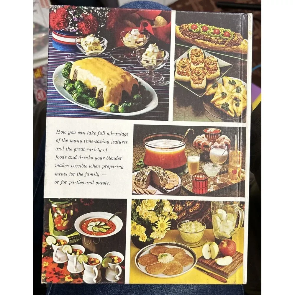 Vintage Blender Cook Book Better Homes And Gardens BHG 1971 Cookbook Kitchen Ret